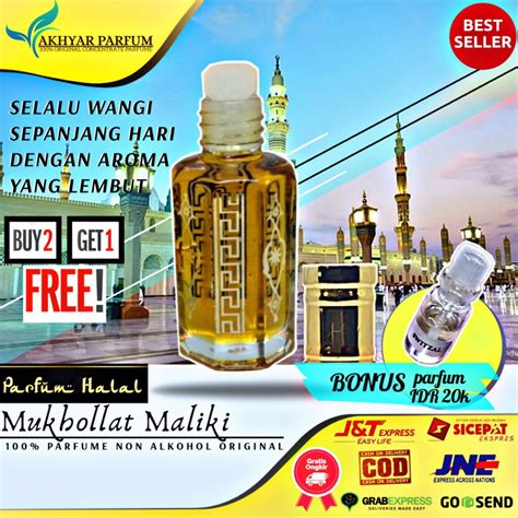 Jual Parfum Mukhollat Maliki Minyak Wangi Non Alkohol Murni Original