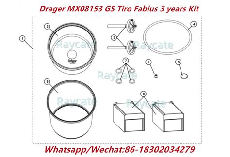 MX08153 Mx08152 KIT De Servicio Anual De 3 A Os Para M Quina De