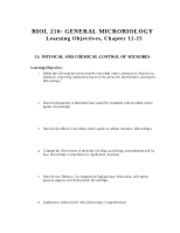 Micro Exam 3 Study Guide B IOL 210 GENERAL MICROBIOLOGY L Earning