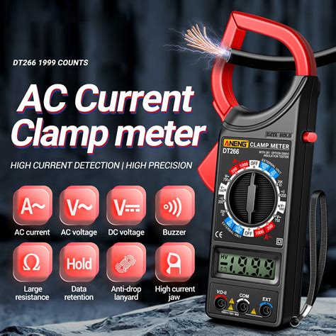 Aneng Dt Lcd Count Digital True Rms Professional Clamp Meter Ac