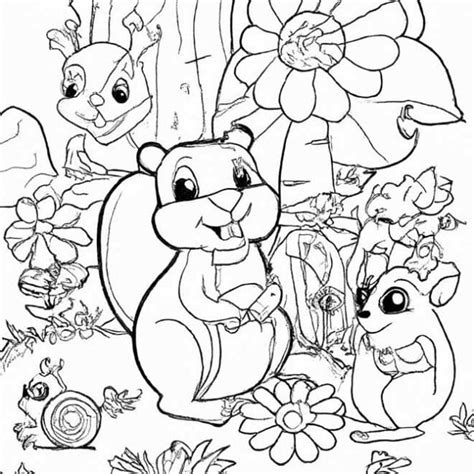 Desenhos De Bichinhos Do Jardim Para Colorir Pintar E