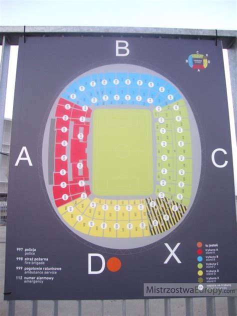 Plan Miejsc Stadion Wroc Aw