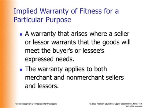 Sales And Lease Warranties Ppt Download