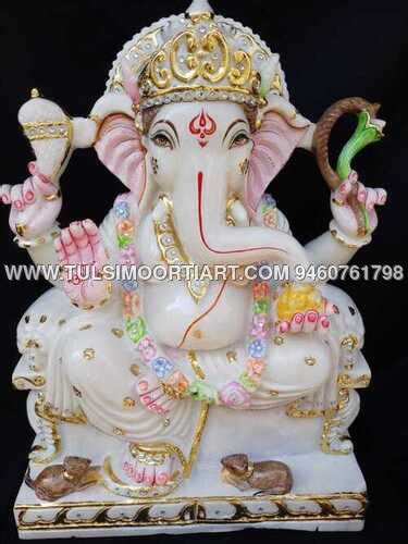 Ganesh Makrana Marble Statue At 10000 00 INR In Jaipur Tulsi Moorti Art