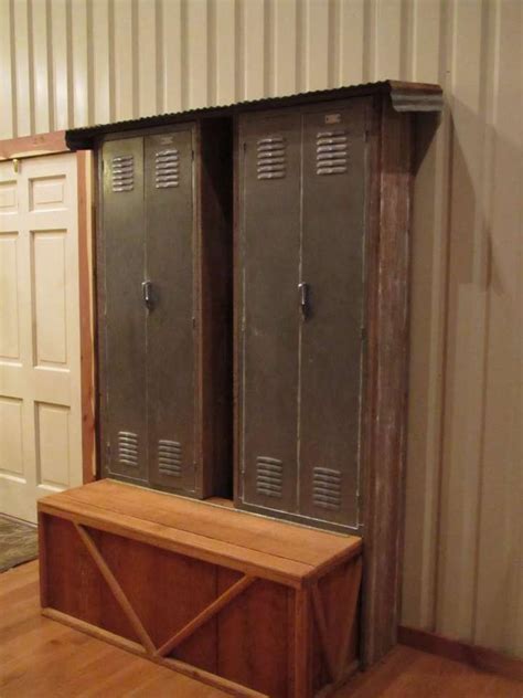 8+ Beautiful Build Wooden Lockers Photos | Wooden lockers, Mudroom lockers, Locker designs