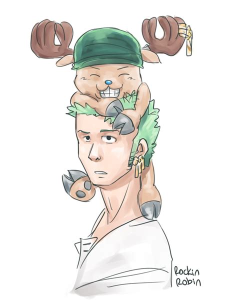 Zoro Chopper 2 By Rockinrobin On Deviantart