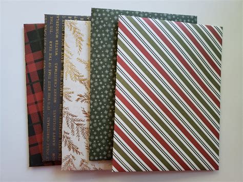 Christmas Holiday Envelopes Handmade, Assorted Set of 5 - Etsy