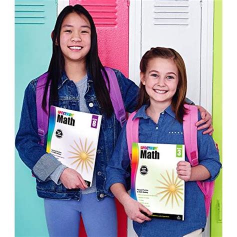 Spectrum 8th Grade Math Workbooks Ages 13 14 Geometry Integers Rational Irrational Numbers