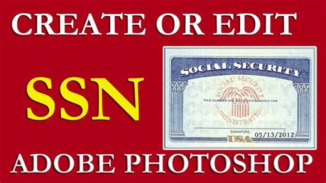 How To Edit Ssn | Ssn Pdf Template Download Free On Vimeo For Social Security Card Template Psd ...