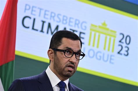 Climat Le Président De La Cop28 Estime Que Les énergies Fossiles Ont Encore Un Rôle à Jouer