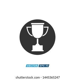 Trophy Winner Icon Vector Design Illustration Stock Vector Royalty