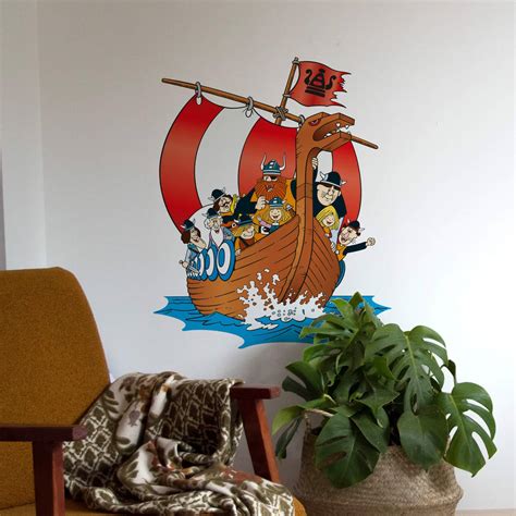 Muursticker Wickie De Viking Vaart Wall Art Nl