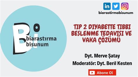 Tip 2 Diyabette Tıbbi Beslenme Tedavisi Ve Vaka Çözümü YouTube