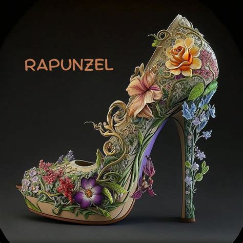 Rapunzel Magic Shoes Whimsical Shoes Disney Shoes