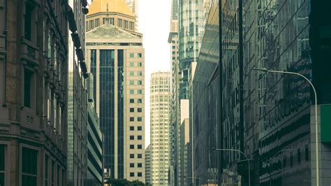 Download Wallpaper 3840x2160 City Buildings Architecture Street