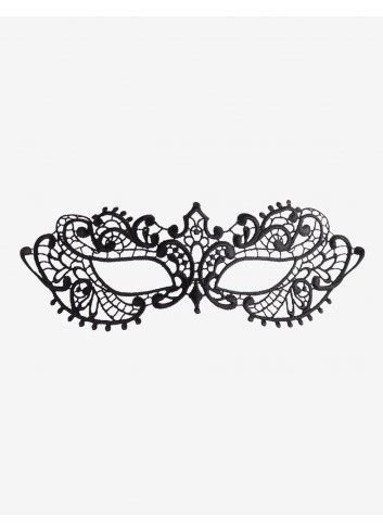 Black Anastasia Columbine Venetian Mask For Sale