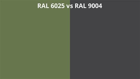 Ral 6025 Vs 9004 Ral Colour Chart Uk