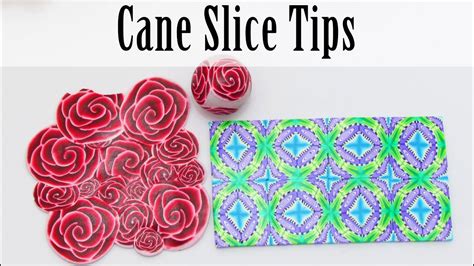 Getting Started With Polymer Clay How To Slice Polymer Clay Canes