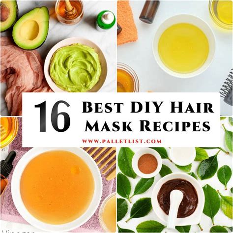 16 Homemade DIY Hair Mask Recipes That Are Natural