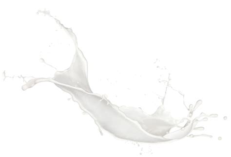 Premium Photo | Milk splash isolated on white background