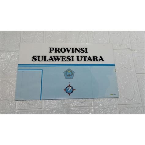 Jual Peta Provinsi Sulawesi Utara Lipat Besar Shopee Indonesia