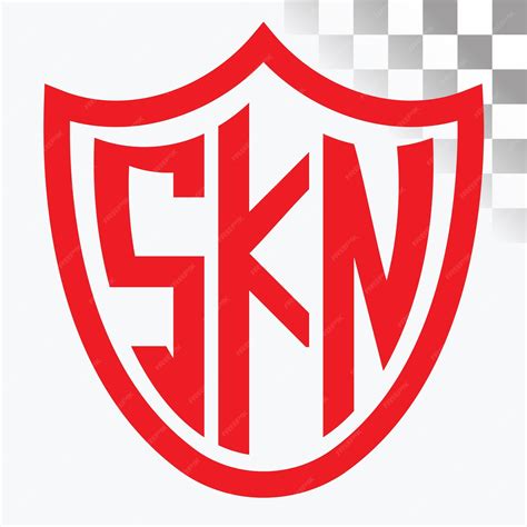 premium vector skn letter logo design