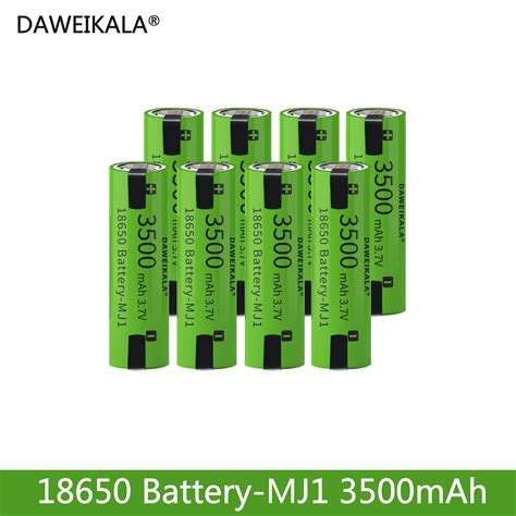 100 Original Mj1 3500mah Battery 3 7 V Lithium Ion Battery 3 7 V 18650 Battery