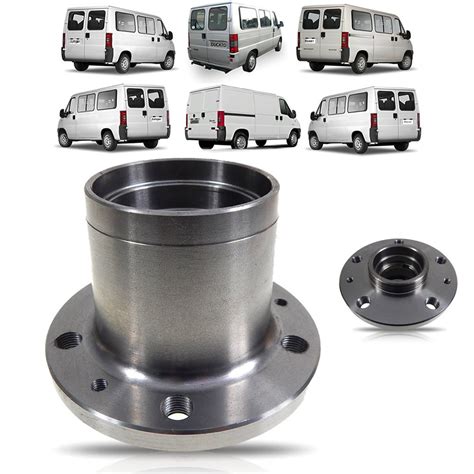 Cubo De Roda Traseiro Sem Rolamento Aro Fiat Ducato Citroen Jumper