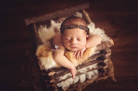 Rustic Log Crate Newborn Photography Prop Ready To Ship Etsy