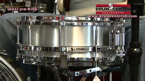 Sleishman Free Floating Aluminum Snare Drum 14x5 Youtube