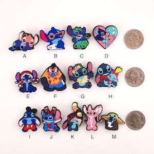 Lilo And Stitch Crocs Charms Stitch And Angel Shoe Charms Etsy