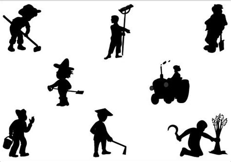 farmer silhouette clipart 10 free Cliparts | Download images on Clipground 2024