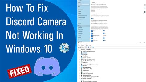 How To Fix Discord Camera Not Working In Windows Discord Me Camera