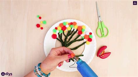 DIY Paper Plate Tree Art