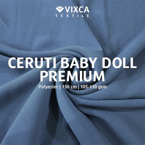 Jual Per M Kain Bahan Ceruti Baby Doll Lebar Cm Premium