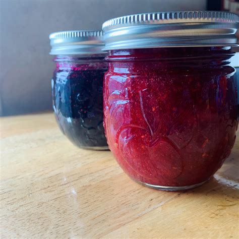 1st Time Canning Anything Spiced Blueberry Jam And Cranberry Apple