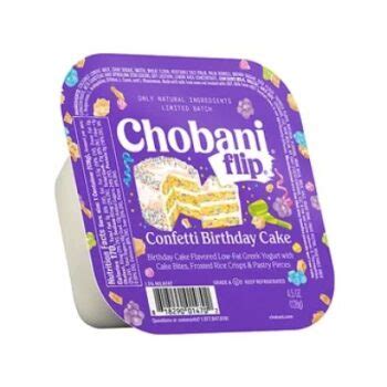 Chobani Flip Low Fat Greek Yogurt Confetti Birthday Cake Pelican