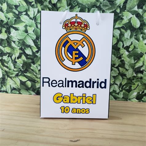 Real Madrid Sacola Personalizada Pronta Entrega Elo