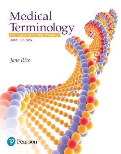 Medical Terminology Book 9th Edition