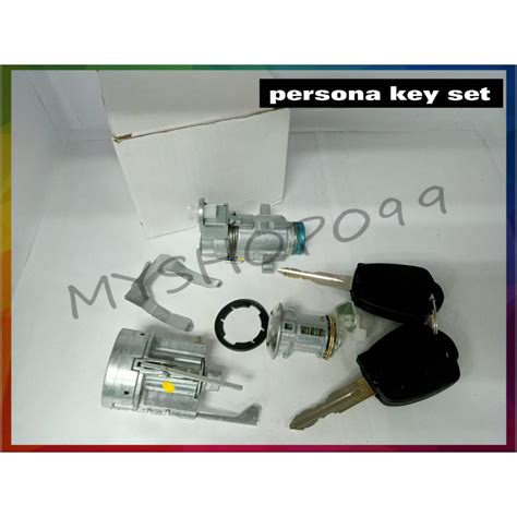 Proton Persona Satria Neo Key Set Assy Starter Switch Kunci Start