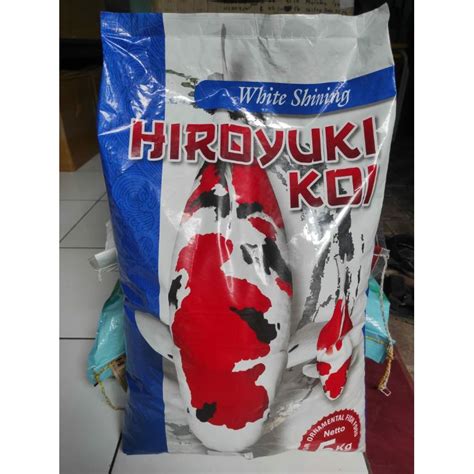 Jual Pakan Ikan Koi Hiroyuki Koi White Shining Repack Kg Size Mm