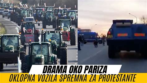 Panika U Francuskoj Policija U Pripravnosti Zbog Protesta