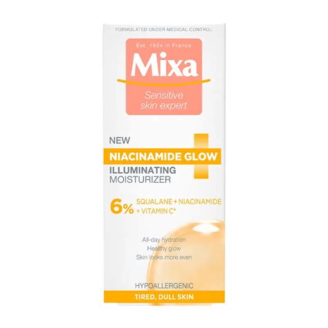 Crema Hidratanta Iluminatoare Mixa Niacinamide Glow 50 Ml Carrefour