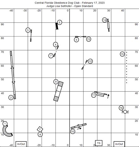 AKC Agility Course Maps Central Florida Obedience DTC - Fri