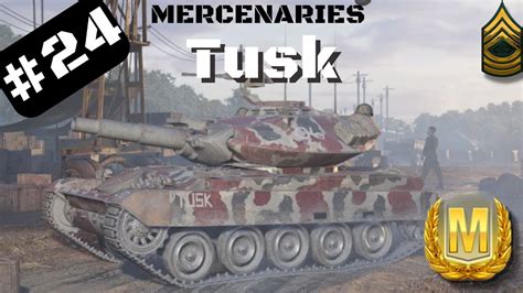 Tusk Mercenary Tank Review World Of Tanks Console Youtube