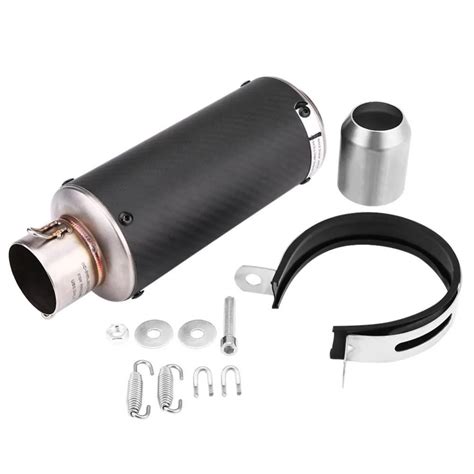 Mm Universal Carbon Fiber Motorcycle Modified Exhaust Muffler Pipe