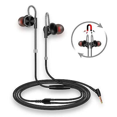 Wired Earbuds with Mic Volume Control, Stereo Bass Noise Cancelling ...