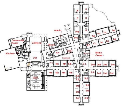 Protsman Elementary School Design Concepts Building Floor Plan