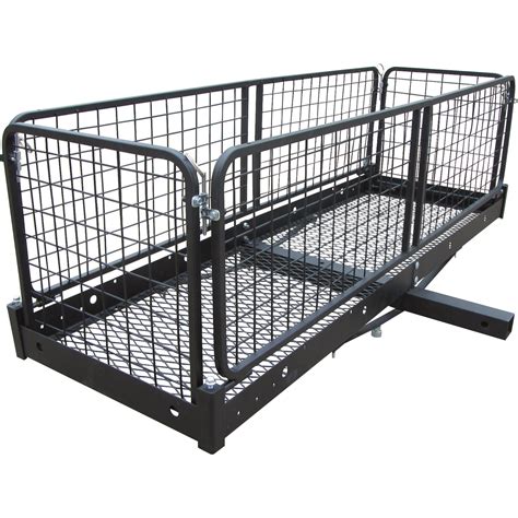 Ultra Tow Steel Hitch Cargo Carrier With Removable Basket — 500 Lb