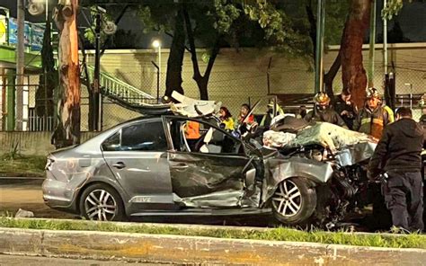 Fuerte Accidente Vehicular En Tlalpan Deja Al Menos Tres Muertos